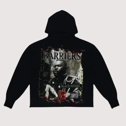 Black Barrier Moses Hoodie