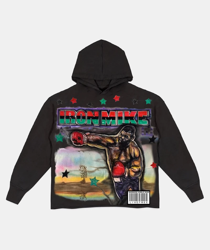 Barriers Iron Mike Hoodie Black Barriers Iron Mike Hoodie Black